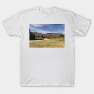 Fall colours with lake in Canada T-Shirt